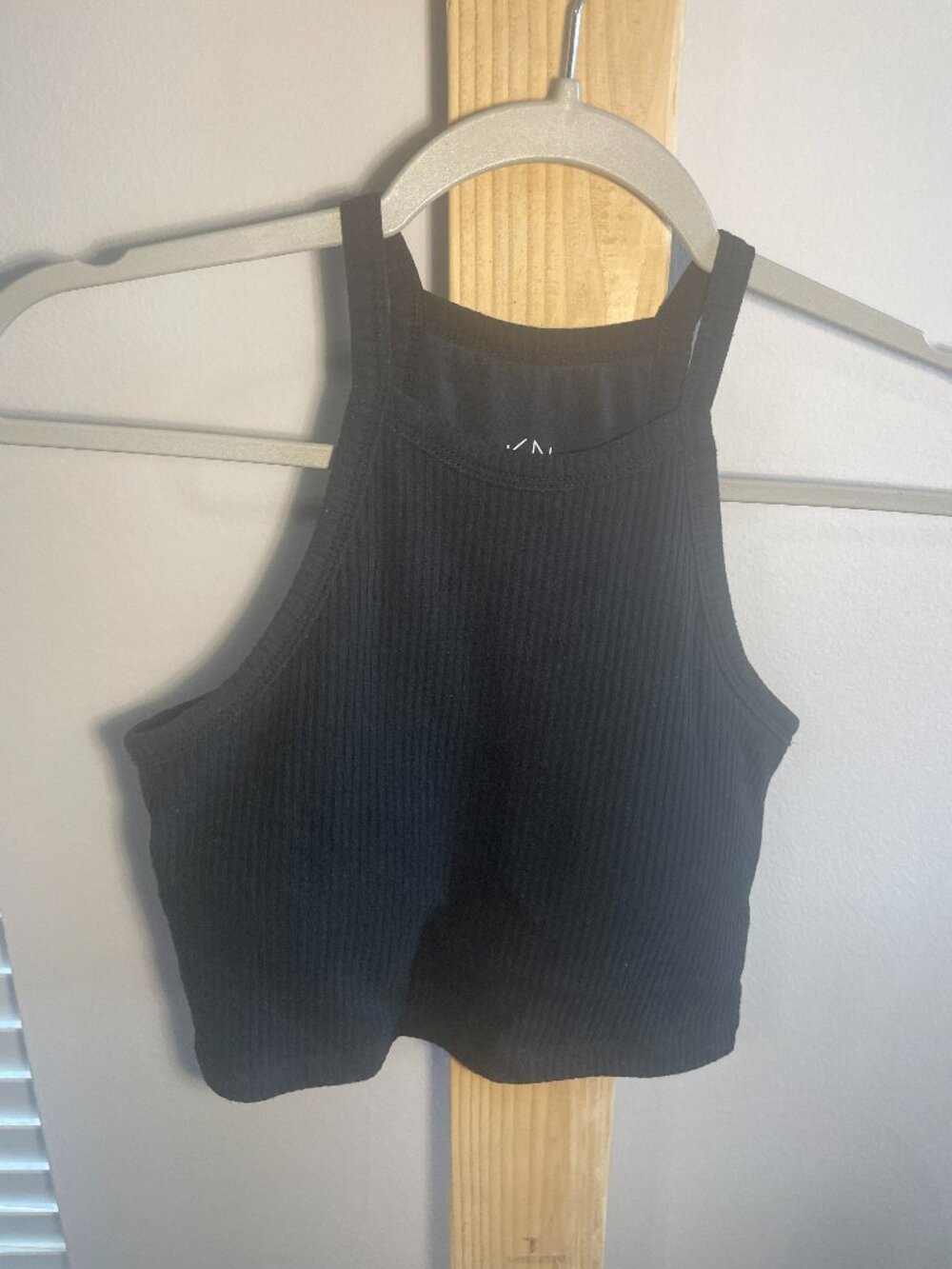Klassy Network High Neck Ribbed Crop Top